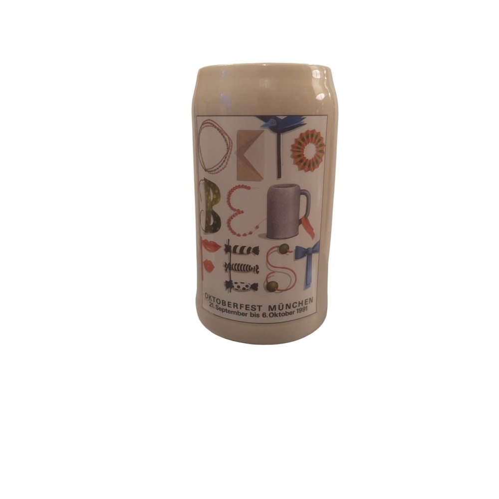 Oktoberfest Munchen 1991 Beer‎ Stein P. Udorowiecki Rastal Germany P 91